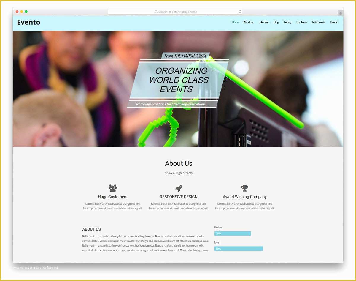 Event Website Template Free Of 20 Best Free event Website Templates that event Managers