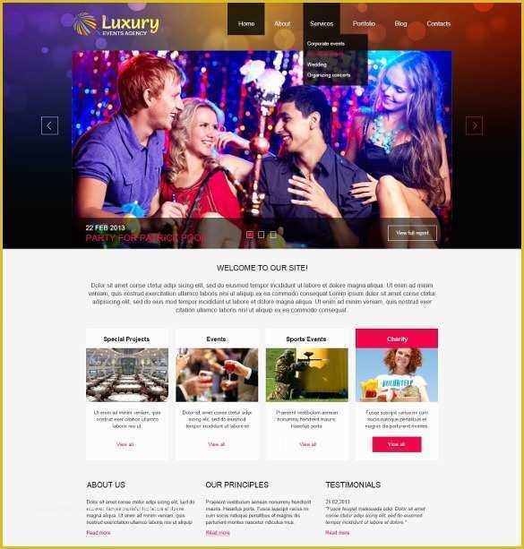 Event Website Template Free Of 21 event Website themes & Templates