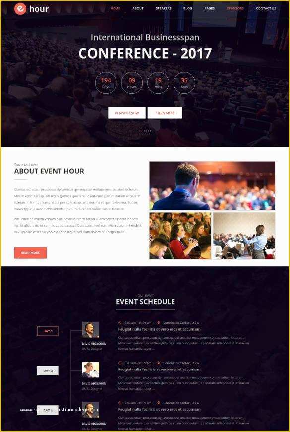 Event Website Template Free Of 33 event Planning Website themes & Templates
