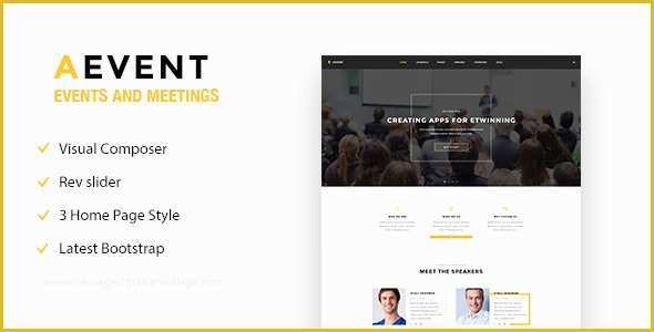 Event Website Template Free Of 40 Entertainment Website Templates Free & Premium themes