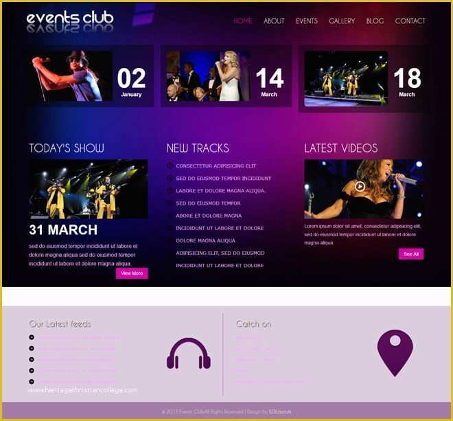 Event Website Template Free Of Free event Bootstrap Template List Of Best Quality HTML5