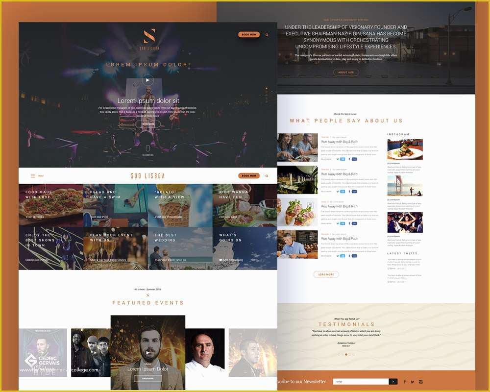 Event Website Template Free Of Music event Website Free Psd Template Download Download Psd