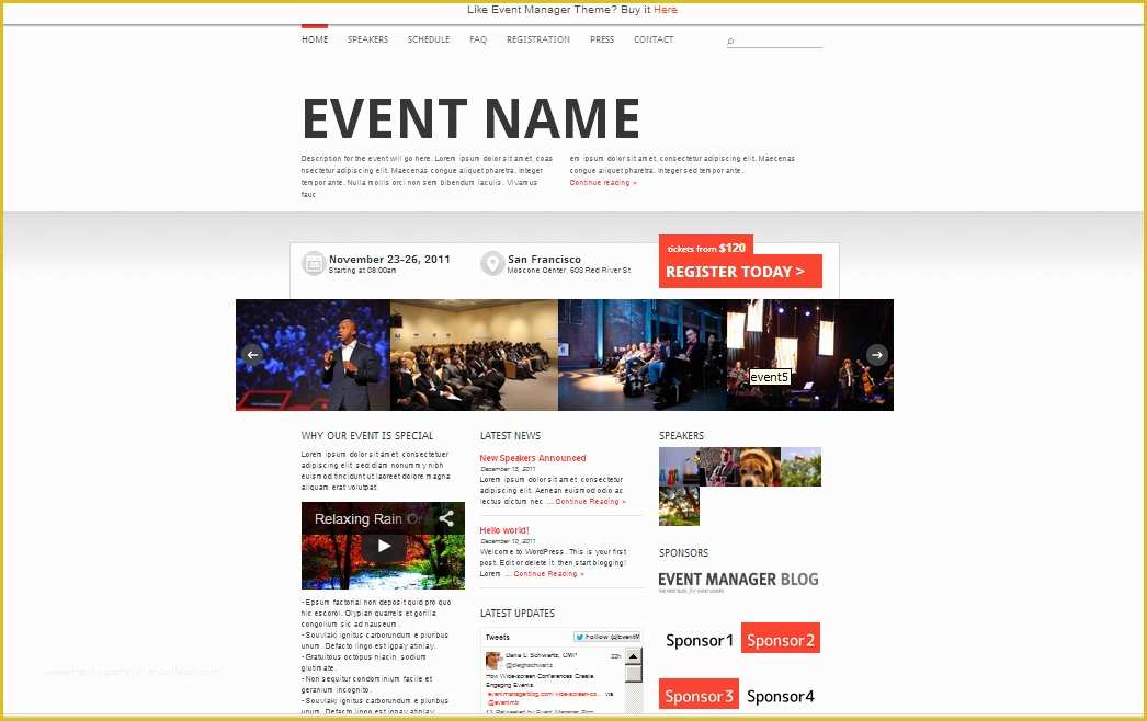 Event Website Template Free Of the Best event Website Templates to Pimp Your Next event