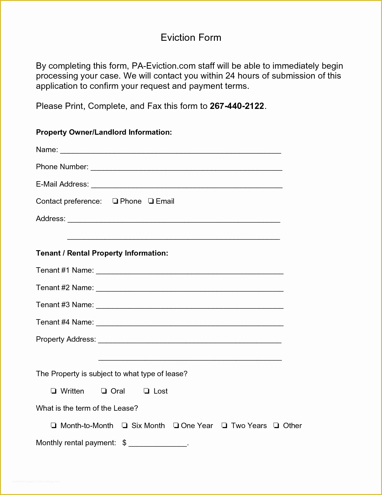 Eviction Notice Template Pennsylvania Free Of 10 Best Of Eviction Notice form 30 Day Eviction