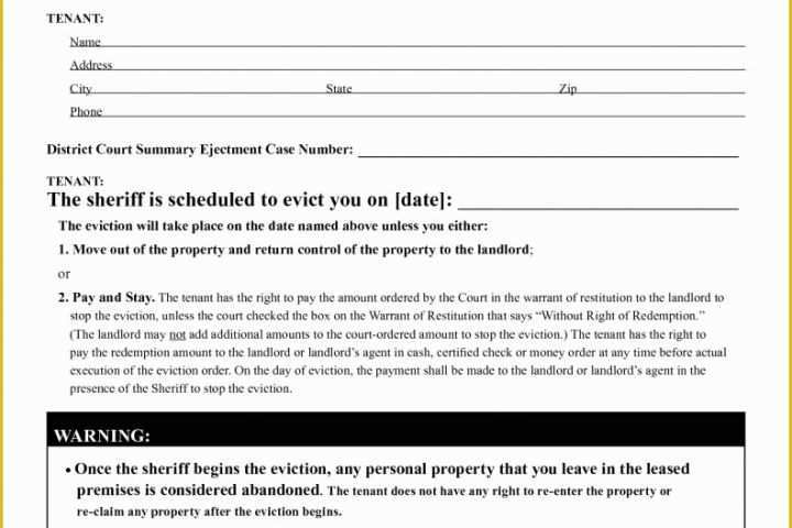 Eviction Notice Template Pennsylvania Free Of 20 Eviction Notice Pa Template