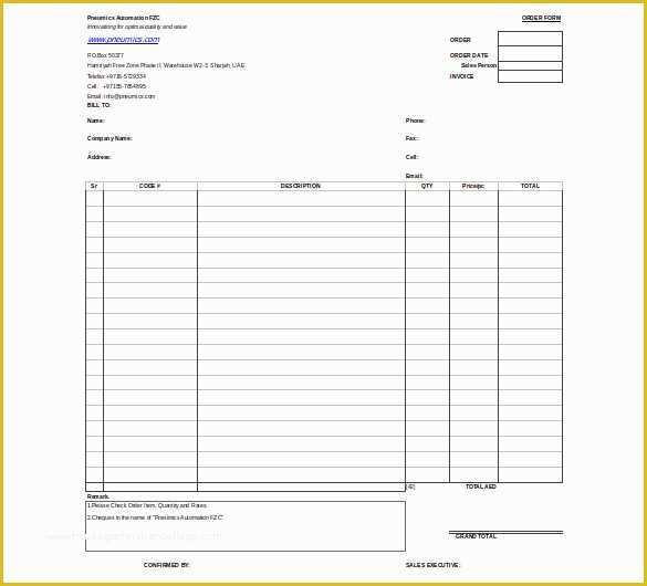 Excel Bill Template Free Of 32 Excel Invoice Templates Ai Psd