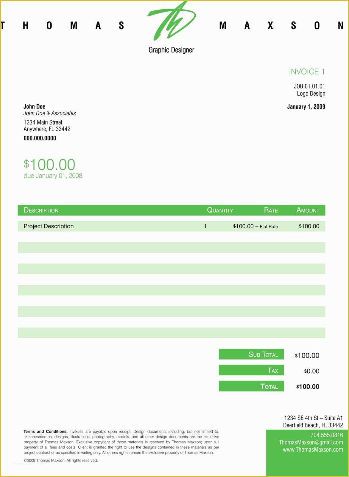 Excel Bill Template Free Of Freelance Invoice Template Excel
