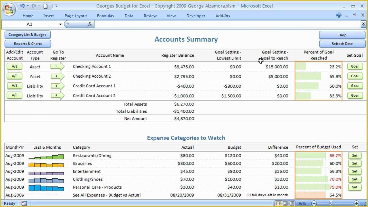 Excel Budget Template Free Of Bud Spreadsheet and Excel Checkbook Register for