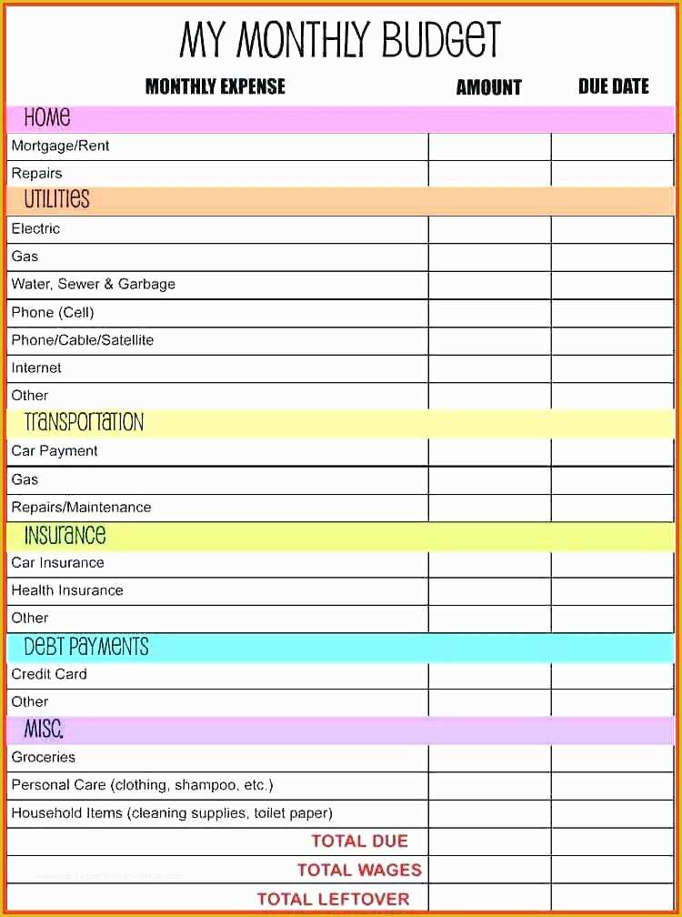 Excel Budget Template Free Of Free Bud Printable Template Simple Bud Template
