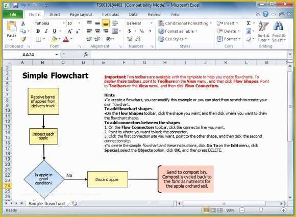 Excel Flowchart Template Free Download Of How to Make A Flowchart In Excel