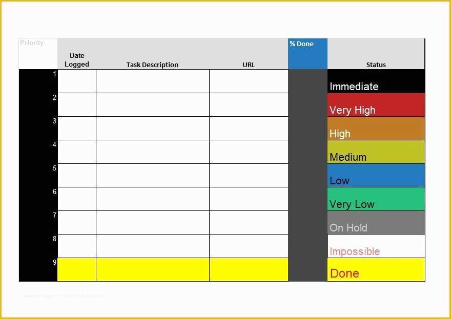 Excel List Templates Free Of 50 Printable to Do List &amp; Checklist Templates Excel Word