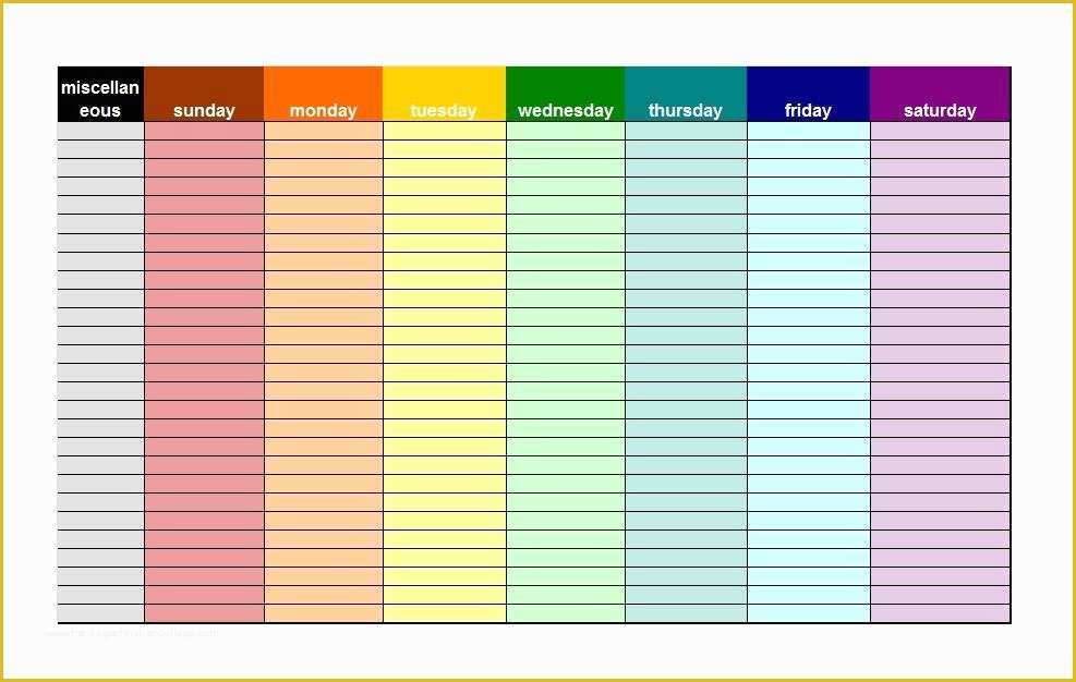 Excel List Templates Free Of 50 Printable to Do List & Checklist Templates Excel Word