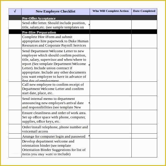 Excel List Templates Free Of 6 Excel Checklist Templates – Samples Examples & formats