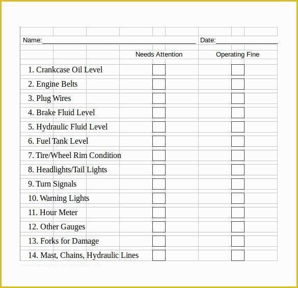 Excel List Templates Free Of 6 Excel Checklist Templates – Samples Examples & formats
