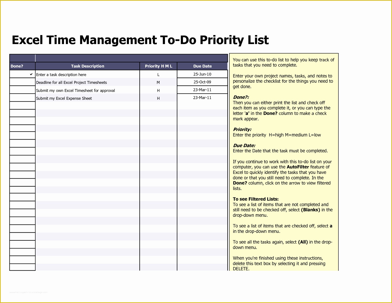 Excel List Templates Free Of 8 Excel to Do List Template Bookletemplate