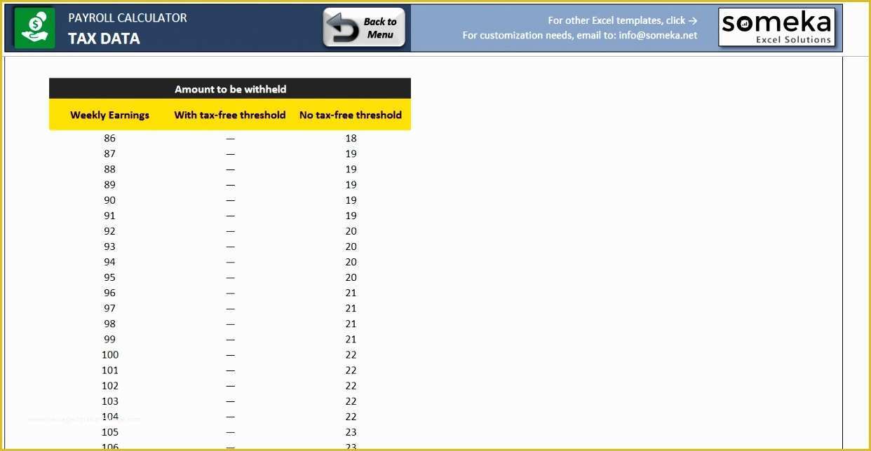 Excel Payroll Calculator Template Free Download Of 9 Excel Payroll Calculator Template Exceltemplates