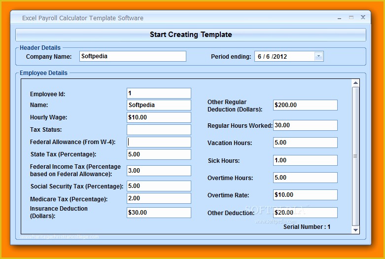 Excel Payroll Calculator Template Free Download Of 9 Excel Payroll