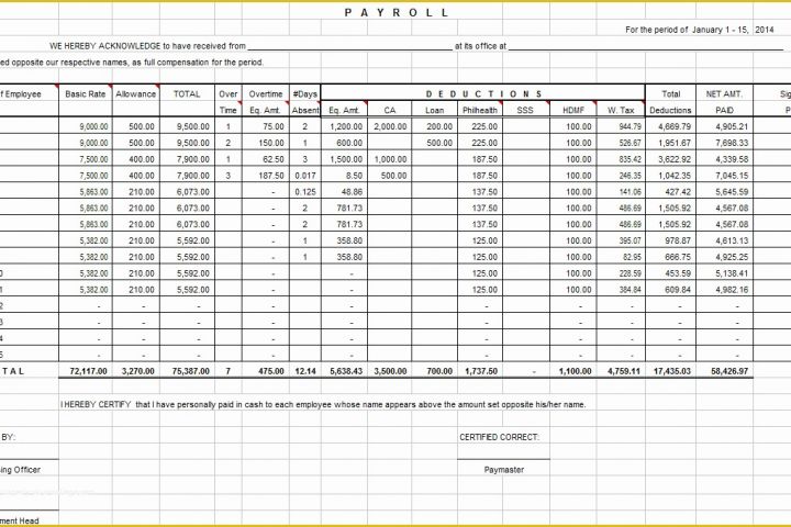 Excel Payroll Calculator Template Free Download Of Excel Payroll Calculator Template software 7 0