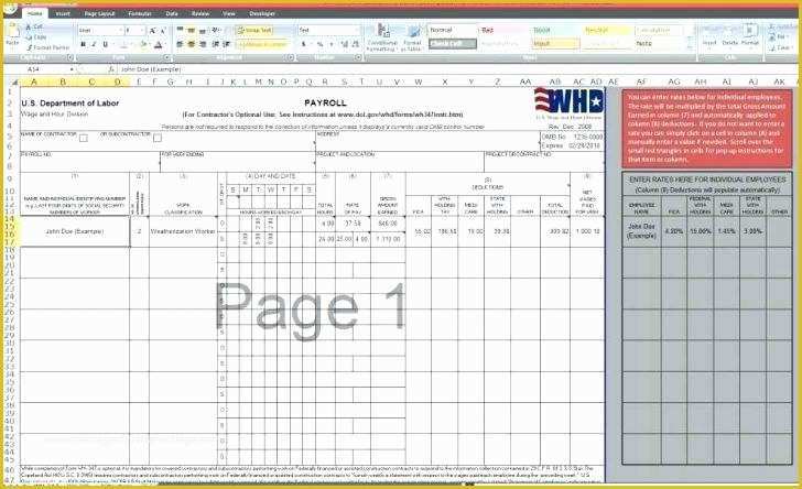 Excel Payroll Calculator Template Free Download Of Size Payroll Spreadsheet Template Free and In