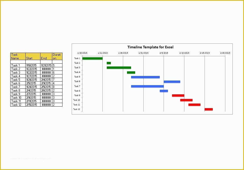 Excel Templates Free Download Of 33 Free Timeline Templates Excel Power Point Word