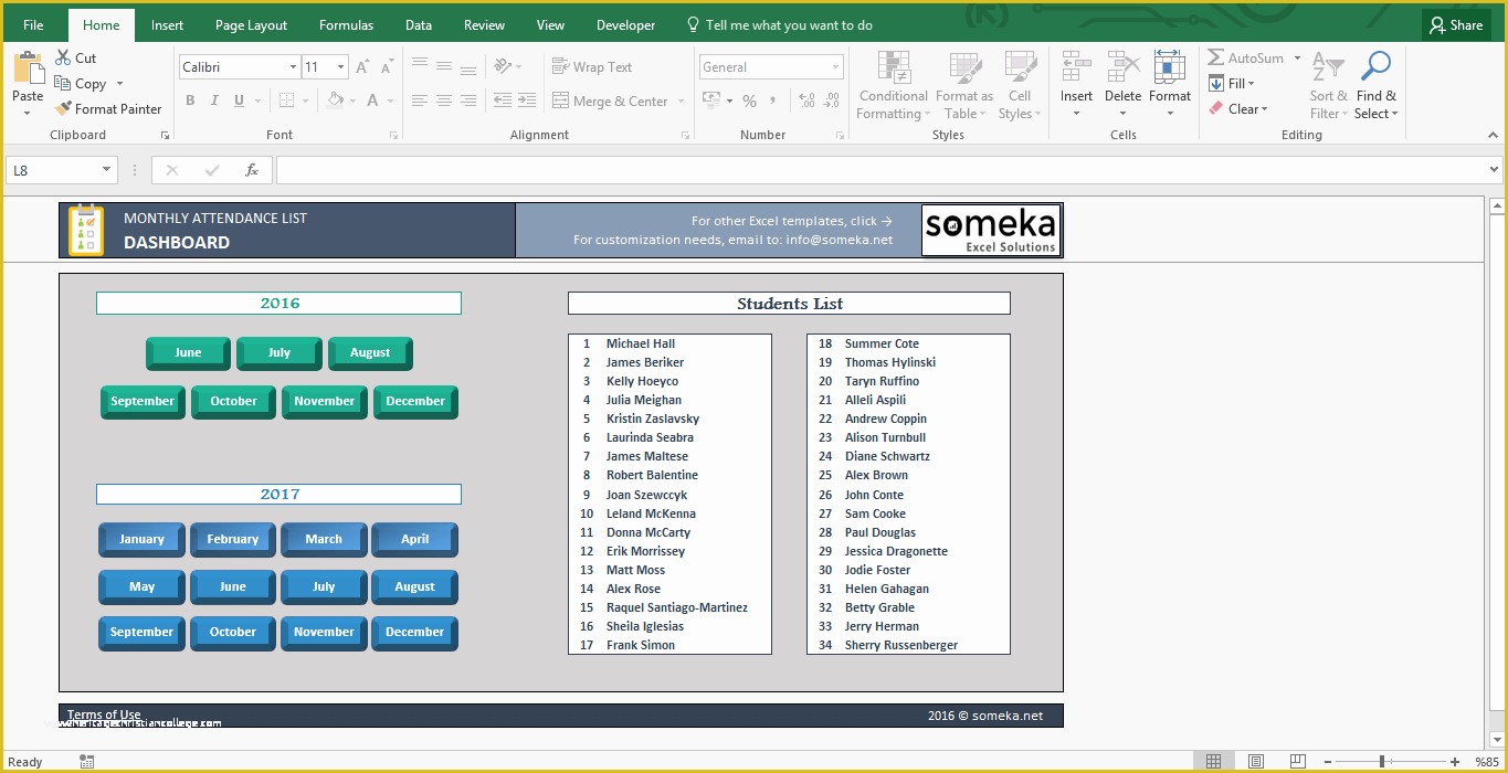 Excel Templates Free Download Of attendance Sheet Printable Excel Template