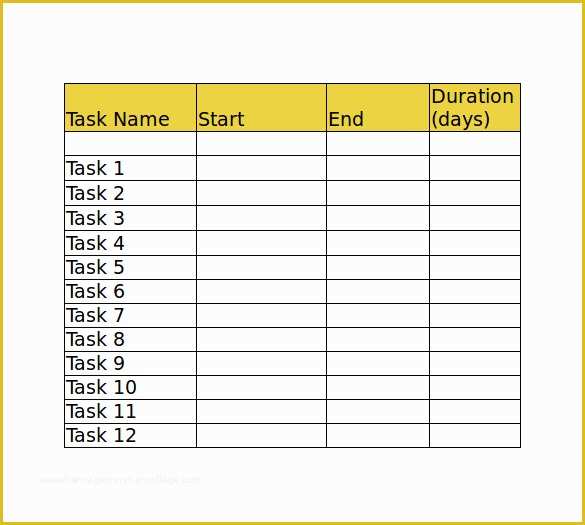 Excel Timeline Template Free Of 8 Excel Timeline Samples
