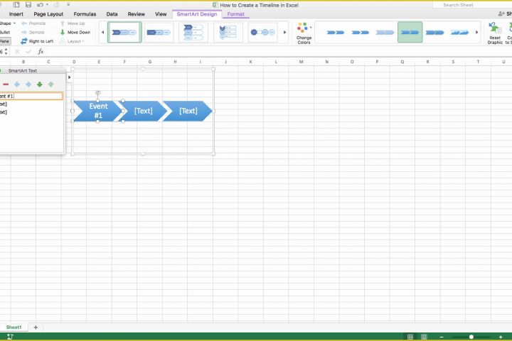 Excel Timeline Template Free Of How to Create A Timeline In Excel &amp; Template