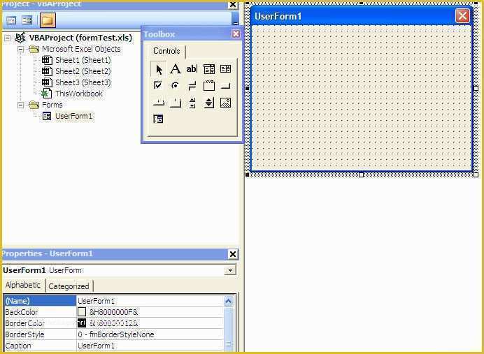 Excel Vba Templates Free Download Of Download Userform