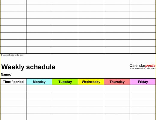 Excel Work Schedule Template Free Of 10 How to Create Daily Work Schedule In Excel
