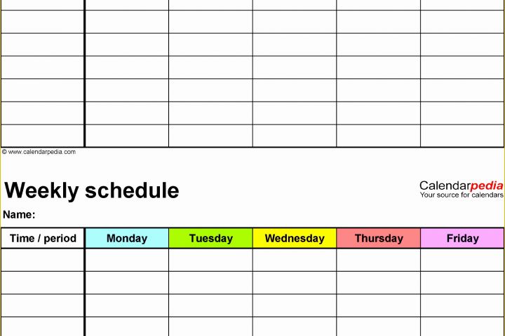 Excel Work Schedule Template Free Of 10 How to Create Daily Work Schedule In Excel