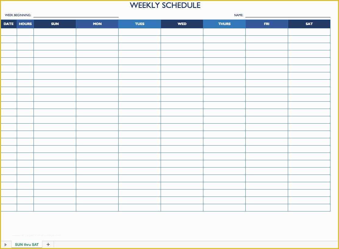 Excel Work Schedule Template Free Of Employee Weekly Schedule Template Excel Example Of