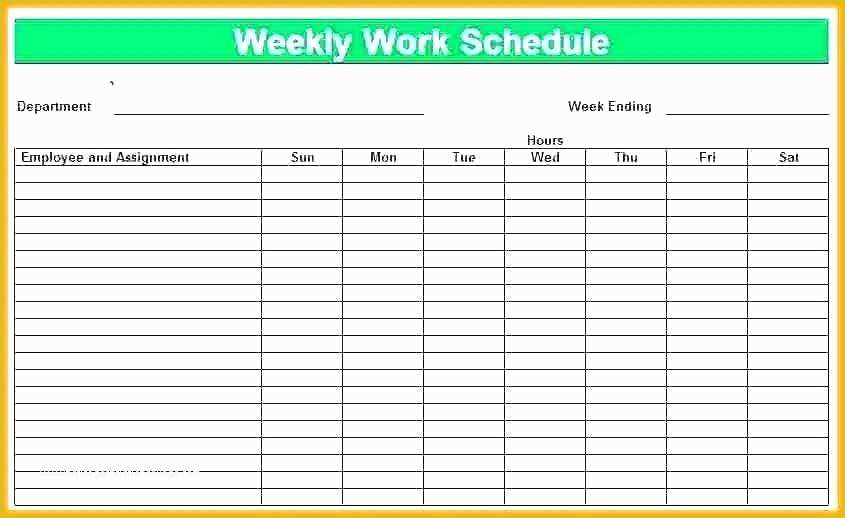 Excel Work Schedule Template Free Of Excel Employee Schedule Template Monthly Work Spreadsheet