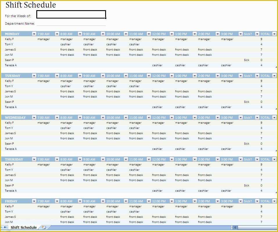 Excel Work Schedule Template Free Of Shift Work Scheduling Work Scheduling