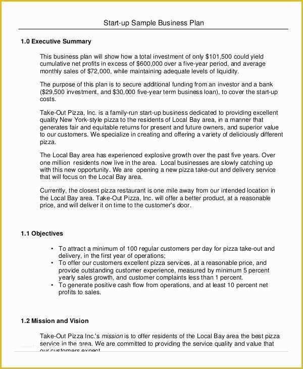 Executive Summary Business Plan Template Free Of Executive Summary Template 8 Free Word Pdf Documents