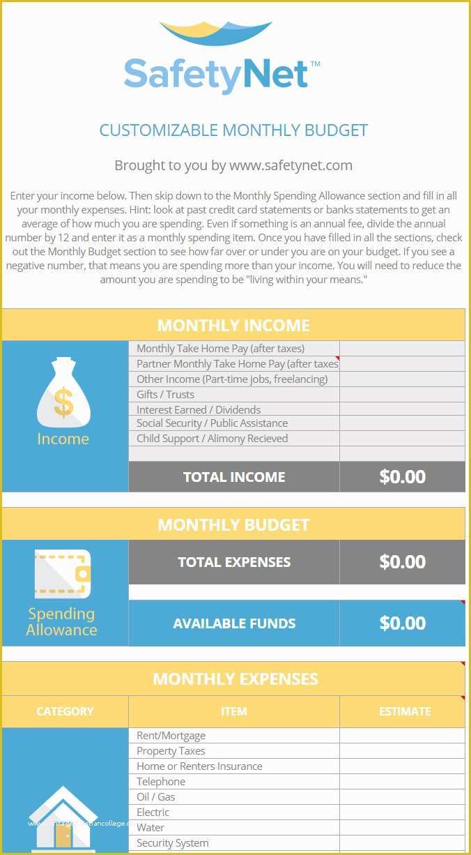 Expenses Template Excel Free Of Bud Ing Excel Template Spreadsheet Free Download by