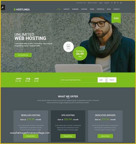 Expression Web Templates Free Responsive Of 70 Best Hosting Website Templates Free & Premium