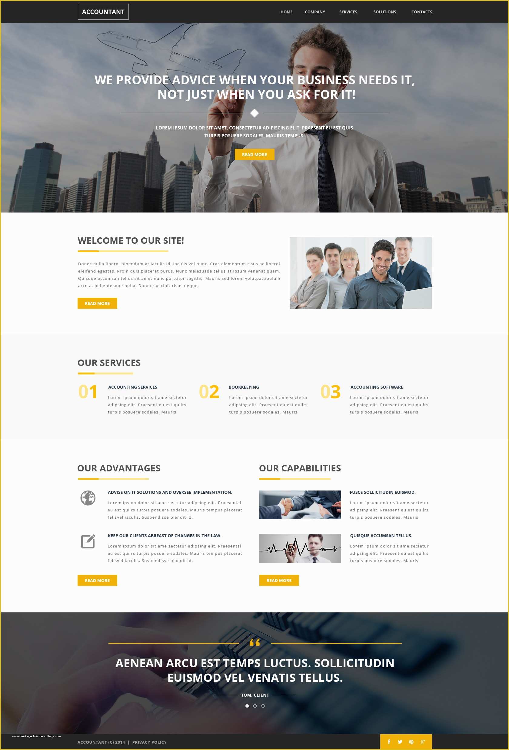Expression Web Templates Free Responsive Of Accounting Website Responsive Website Template