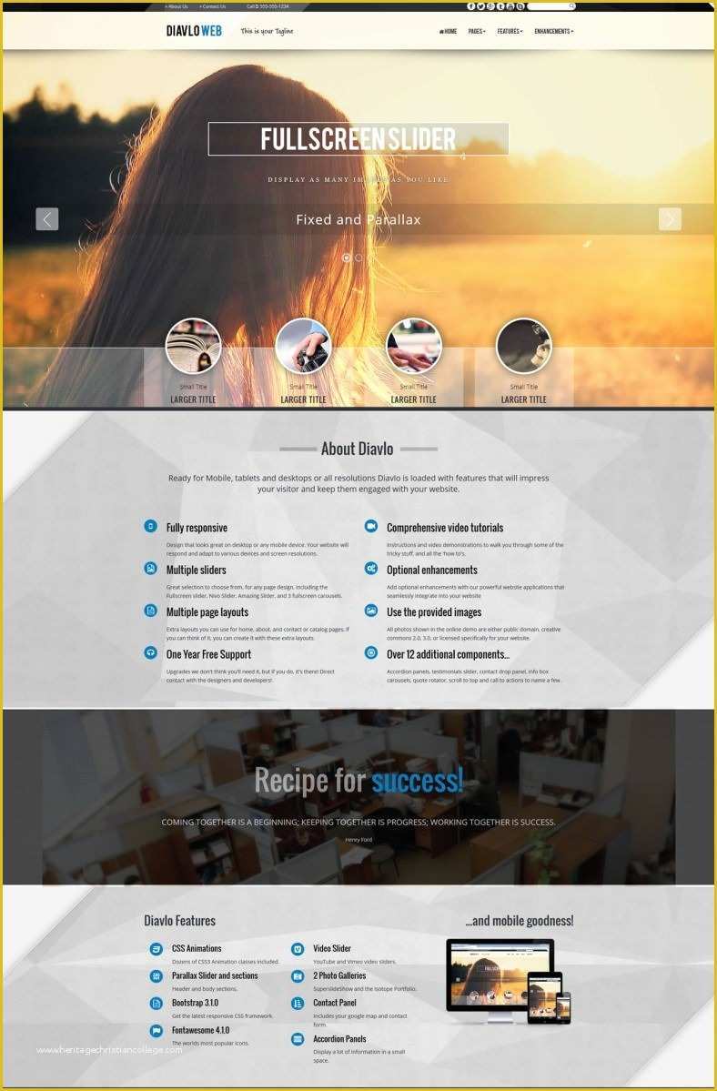 61 Expression Web Templates Free Responsive Heritagechristiancollege