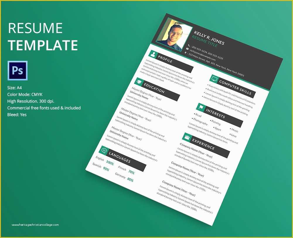 Eye Catching Resume Templates Free Of 40 Resume Template Designs