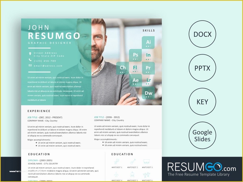 Eye Catching Resume Templates Free Of Envo – Eye Catching Resume Template Resumgo