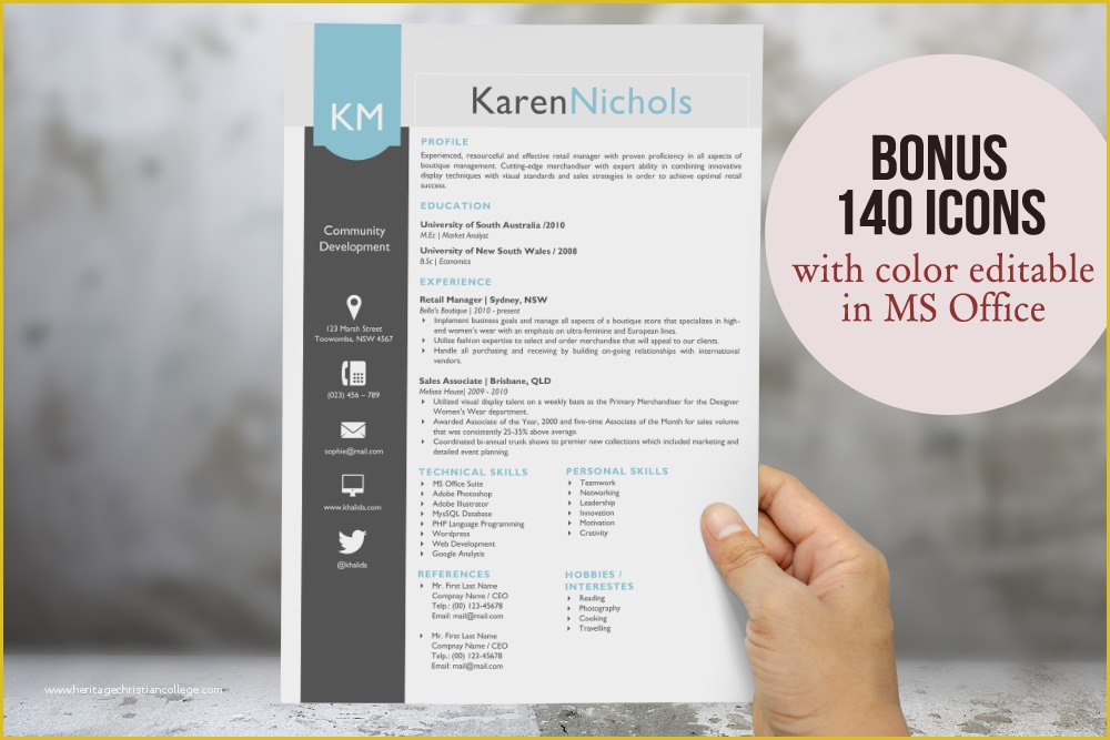 Eye Catching Resume Templates Free Of Eye Catching Word Resume Design Resume Templates On