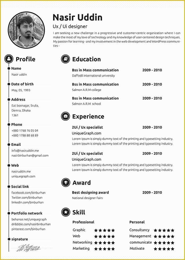 Eye Catching Resume Templates Free Of Free Eye Catching Resume Templates Elegant Scholarship