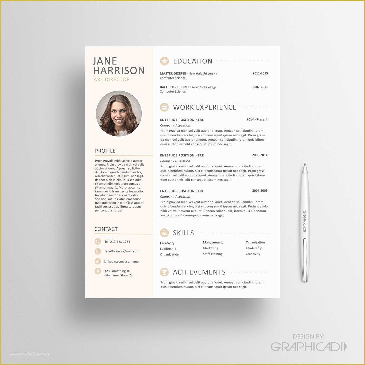 Eye Catching Resume Templates Free Of How to Design An Eye Catching Resume Graphicadi
