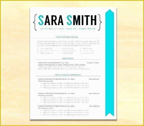Eye Catching Resume Templates Free Of Resume Template by Resumes Well Designed Examples for Your