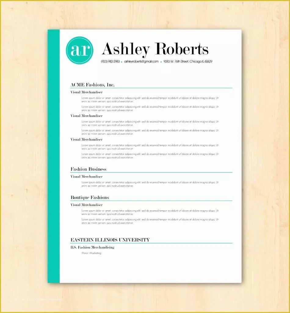 60 Eye Catching Resume Templates Free