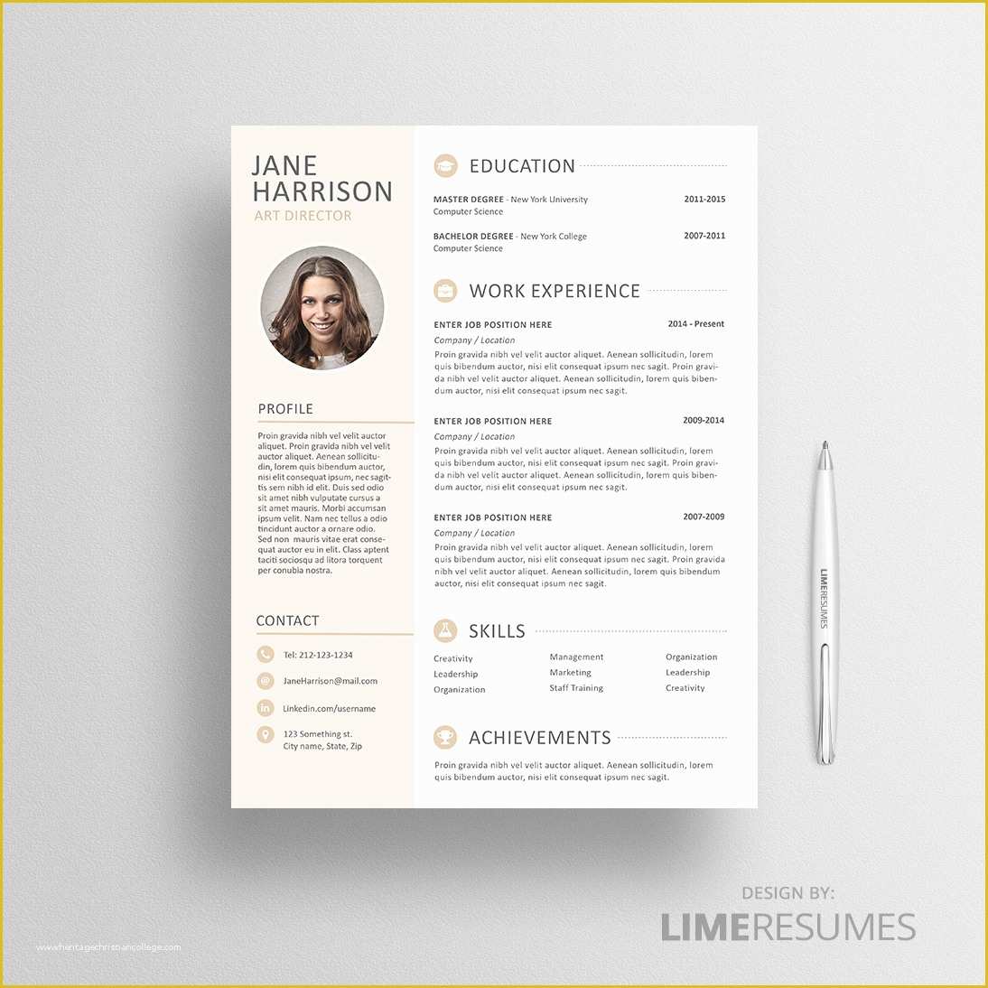 Eye Catching Resume Templates Free Of Resume with Cv Template with Limeresumes