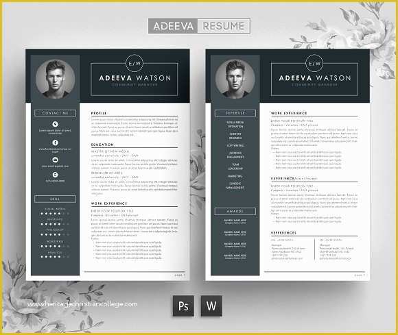 Eye Catching Resume Templates Microsoft Word Free Of 65 Eye Catching Cv Templates for Ms Word Free to Download