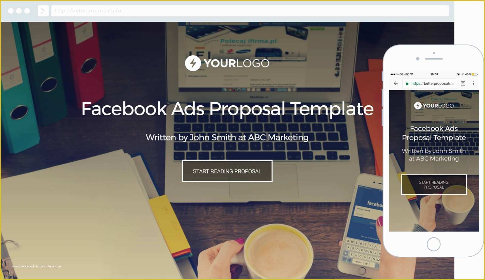 Facebook Ad Template Free Of Free Ads Proposal Template Better Proposals
