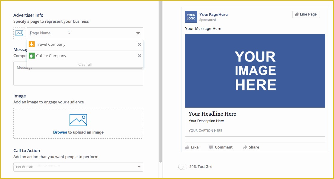 Facebook Ad Template Free Of Our New and Greatly Improved Ad Mockup Generator