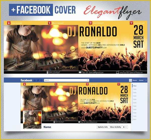 Facebook Ad Template Psd Free Of 50 Free Party Club event Psd Flyer Templates Techclient